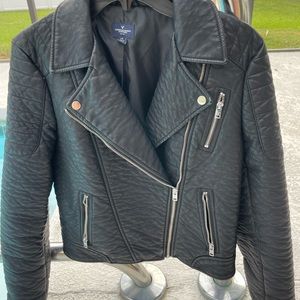 American Eagle Outfitters faux leather jacket